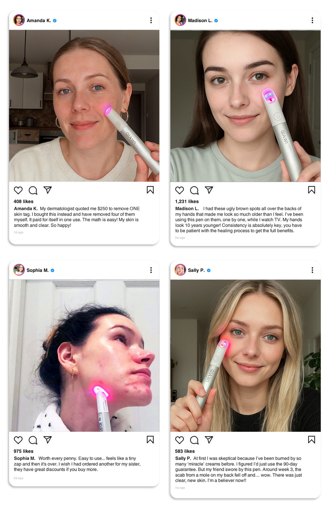 ✨QIAWI™ All-in-One CO₂ Laser Eraser Pen | Removes Moles, Warts, Skin Flaws & Pigmentation（fb）