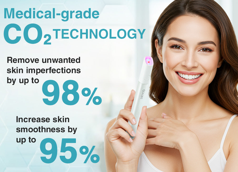 ✨QIAWI™ All-in-One CO₂ Laser Eraser Pen | Removes Moles, Warts, Skin Flaws & Pigmentation（fb）