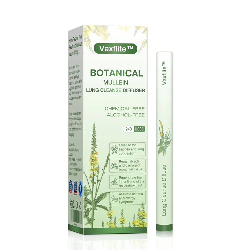 💖✅US Owned and Operated：Vaxflite™ Botanical Mullein Lung Cleanse Diffuser(🫁Cough, wheezing, shortness of breath, sputum, stuffy nose, bronchitis, bronchitis, allergy symptoms, lung discomfort💝)（fuz）