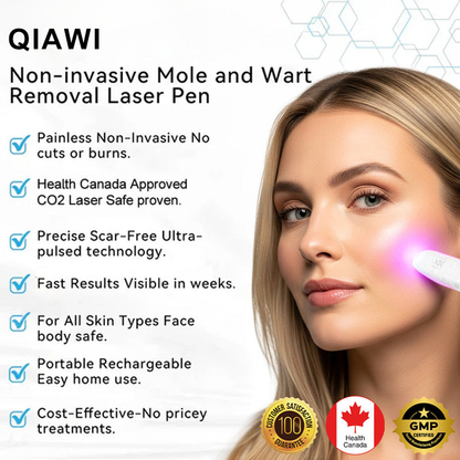 ✨QIAWI™ All-in-One CO₂ Laser Eraser Pen | Removes Moles, Warts, Skin Flaws & Pigmentation（fb）