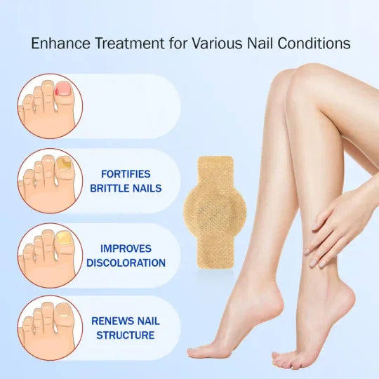 🦶 Fungal Nail Repair Patches (21 pcs/box)  Advanced Nail Health Care Solution for Fungal & Damaged Nails