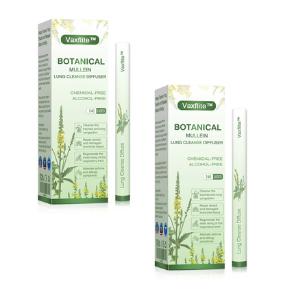 💖✅US Owned and Operated：Vaxflite™ Botanical Mullein Lung Cleanse Diffuser(🫁Cough, wheezing, shortness of breath, sputum, stuffy nose, bronchitis, bronchitis, allergy symptoms, lung discomfort💝)（fuz）