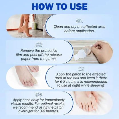🦶 Fungal Nail Repair Patches (21 pcs/box)  Advanced Nail Health Care Solution for Fungal & Damaged Nails
