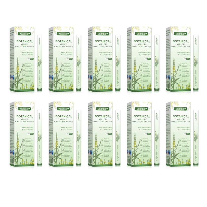 💖✅US Owned and Operated：Vaxflite™ Botanical Mullein Lung Cleanse Diffuser(🫁Cough, wheezing, shortness of breath, sputum, stuffy nose, bronchitis, bronchitis, allergy symptoms, lung discomfort💝)（fuz）